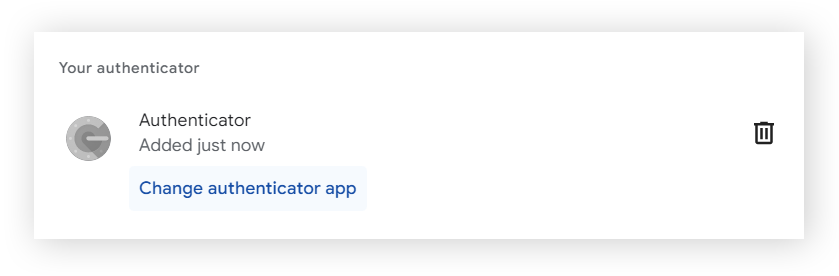 将 Google 帐户的 Authenticator 密钥转移到新设备的 2FA安全设置内