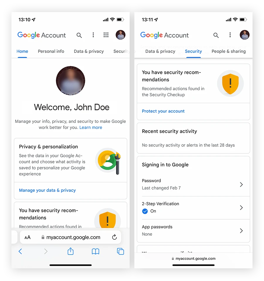 在 iOS 上为 Google 帐户设置 GoogleAuthenticator